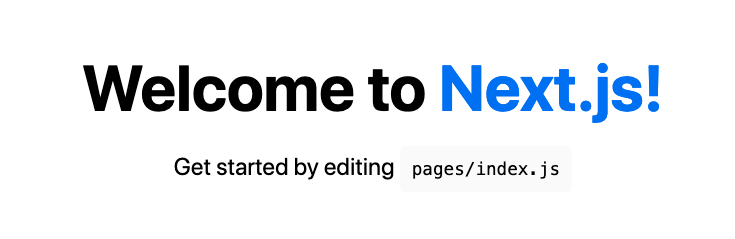 Next.js Default Page
